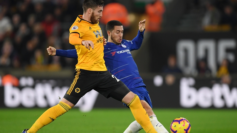 Matt Doherty (L) set up Wolves' winner