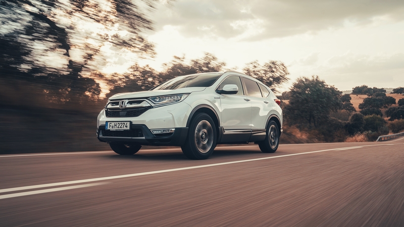 Honda's new CR-V is described as an electric car with a petrol engine.