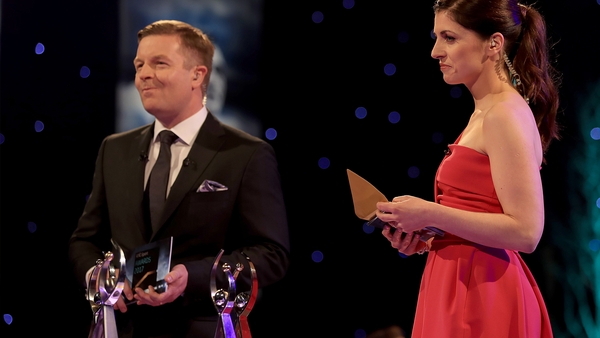 Darragh Maloney and Joanne Cantwell present the RTÉ Sport Awards 2020