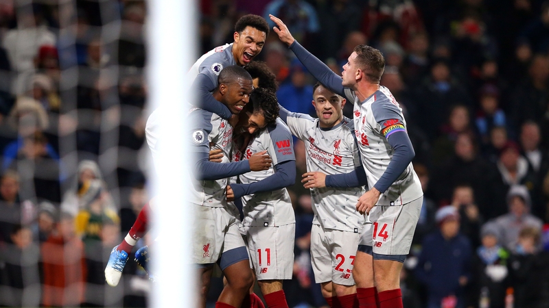 Liverpool came from behind to beat Burnley