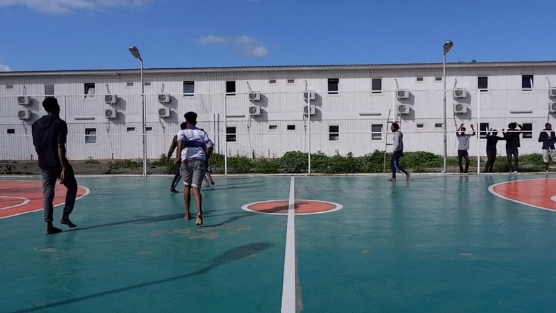 The centre is managed by the Libyan interior ministry, UNHCR, and UNHCR's partner LibAid