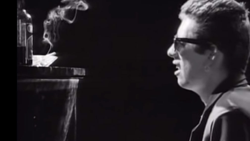 Shane MacGowan in the video for Fairytale of New York