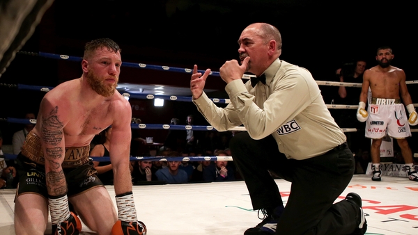 Ray Moylette was down twice in the fifth