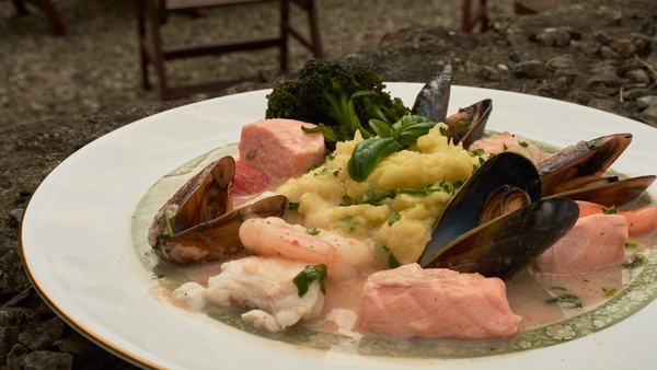 Atlantic Seafood in a Coconut Broth