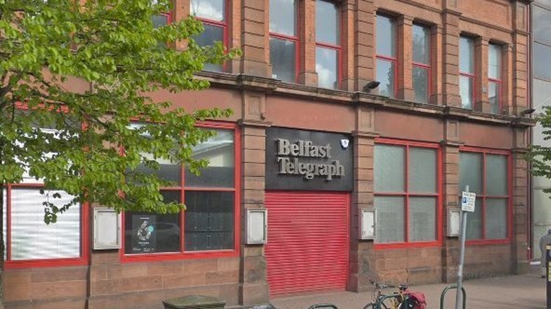 The journalist who was threatened works for the Belfast Telegraph