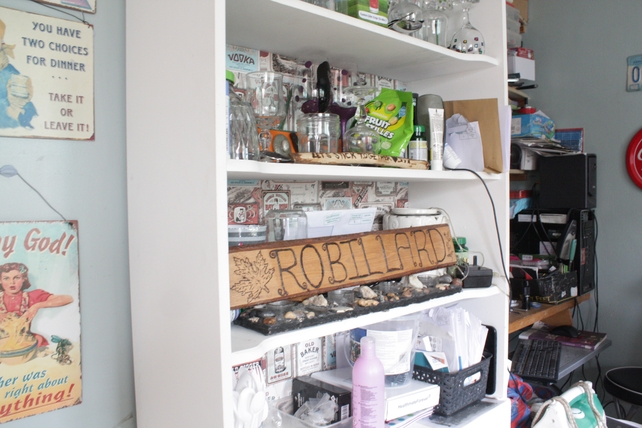 Before: The couple's love for upcycling left little room for much else
