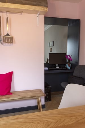 After: A streamlined work space makes the kitchen an efficient room