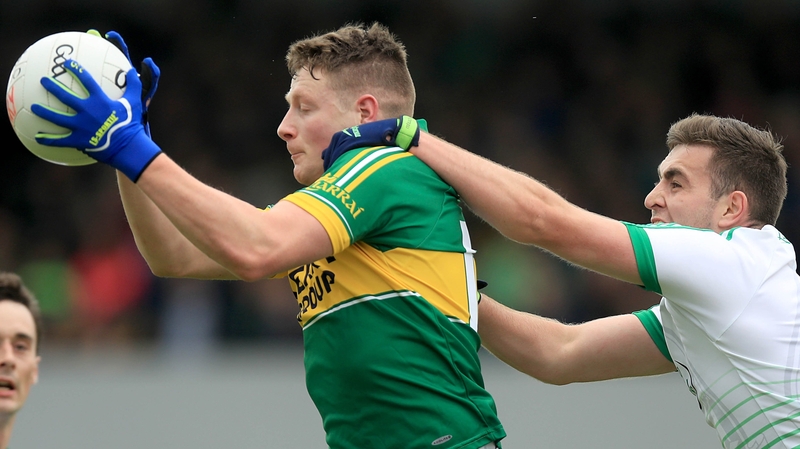 Conor Cox (L) in action against Limerick in the 2017 Munster JFC semi-final
