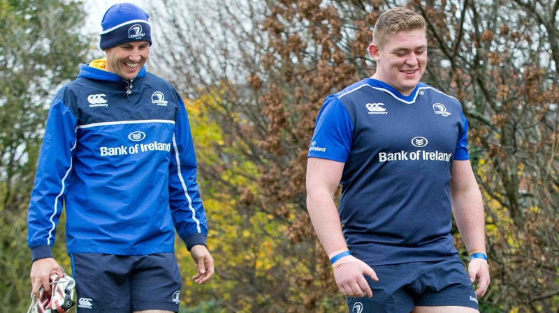 Girvan Dempsey (L) with Tadgh Furlong back in 2015