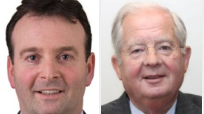 Cyril Burke (L) and Frank Durcan were found to have contravened code of conduct
