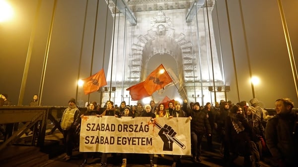 Thousands took to the streets to protest the new laws