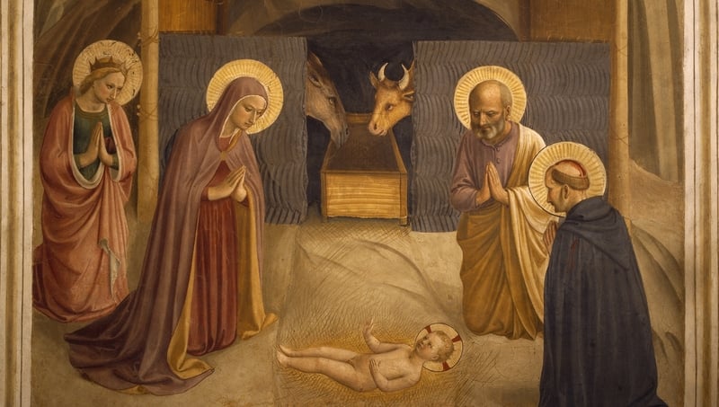 The Nativity, 1438-1455, by Fra Angelico (Pic: Getty Images)