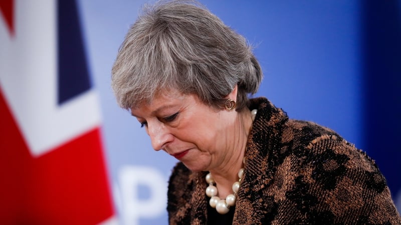 Beleaguered British prime minister Theresa May was not in the House of Commons for the result of yesterday's vote