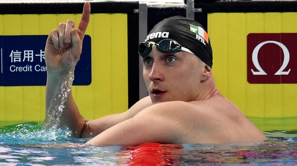 2016 Olympian Shane Ryan has been in good form leading into the Glasgow meet, breaking the Irish record in the 100m backstroke twice in the past month