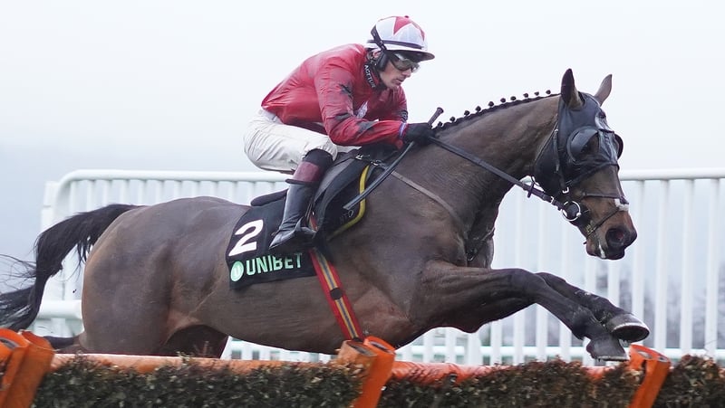 Sam Twiston-Davies riding the New One at Cheltenham