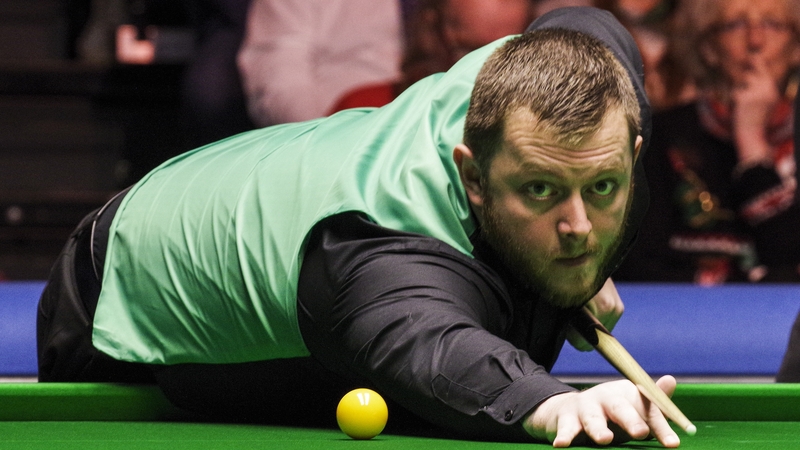 Mark Allen battled into the second round in Glasgow