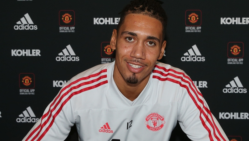 Chris Smalling was due to be out of contract at the end of the season