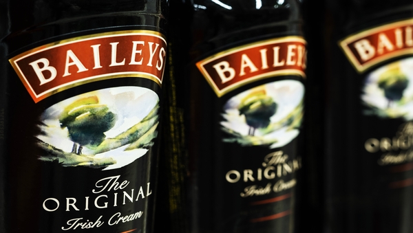 Irish cream liqueur export sales are up around 8% so far this year