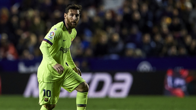 Barcelona are three points clear at the top of the table.