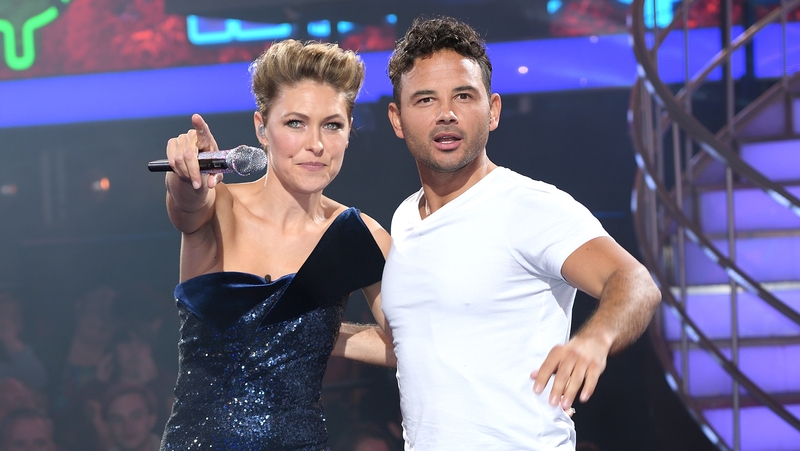 Ryan Thomas with Celebrity Big Brother host Emma Willis on the night he was crowned the winner - "It was scary to show people the real Ryan Thomas, but I'm grateful people liked what they saw"