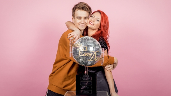 Joe Sugg and Dianne Buswell - "I may not have won the glitter ball, but I've won something a million times more special" Photo: BBC