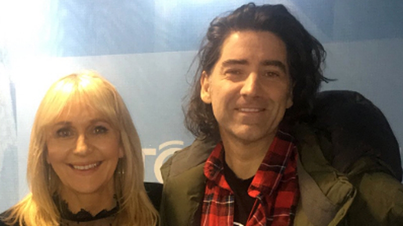 Miriam O'Callaghan and Brian Kennedy on Sunday's show Photo: Miriam O'Callaghan/Twitter