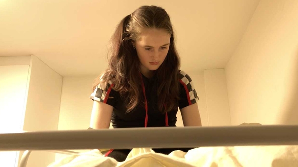 Lauren Hogan moved into temporary family hub accommodation in the capital earlier this year