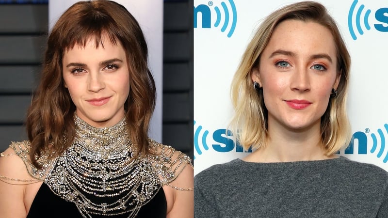 Emma Watson shares behind-the-scenes set pic with Saoirse Ronan