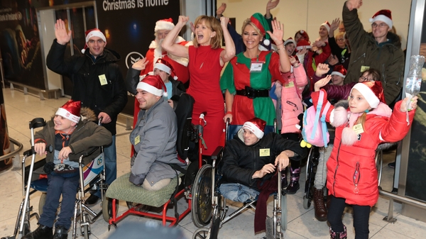 The group arrived in Ireland for a two weeks with volunteer host families in nine counties across the country