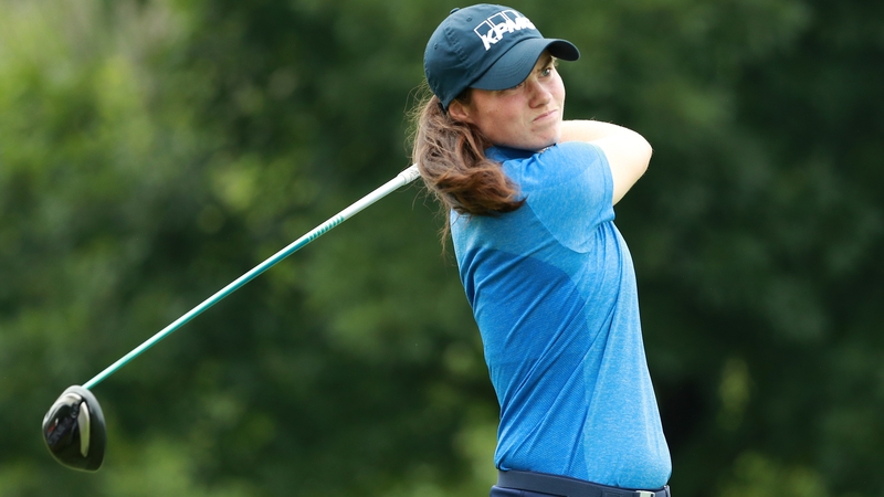 Leona Maguire is in a tie for fourth