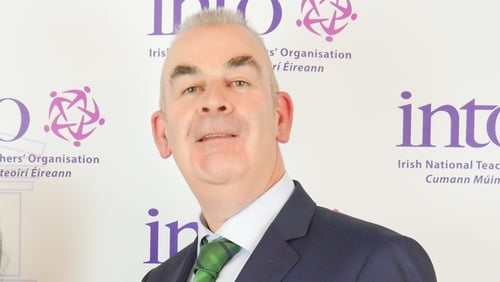 John Boyle as General Secretary at the Irish National Teachers Organisation