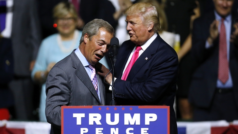 Donald Trump said Nigel Farage has a 'lot to offer' and is someone he likes 'a lot'