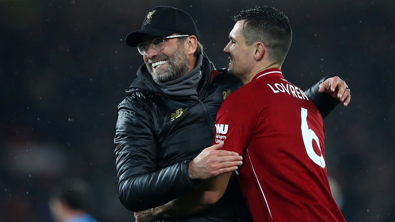 Dejan Lovren has left Liverpool with a glowing reference from boss Jurgen Klopp