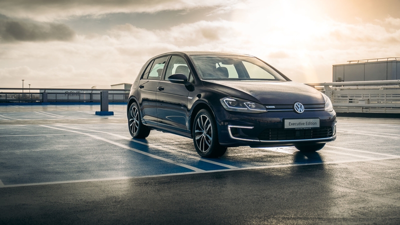 The E-Golf executive has a claimed range of 217 kilometres.
