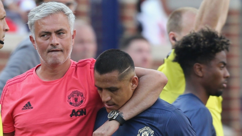 Jose Mourinho and Alexis Sanchez