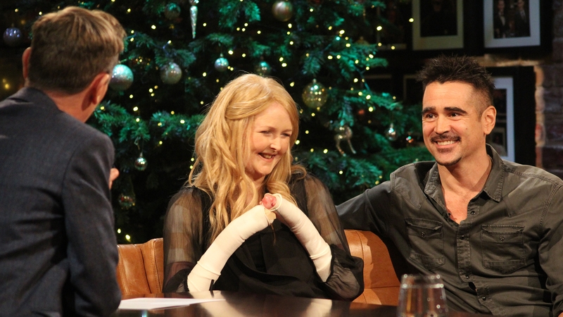 Emma Fogarty and Colin Farrell (pictured here on the Late Late Show on RTÉ One in December 2018) have been friends for over a decade