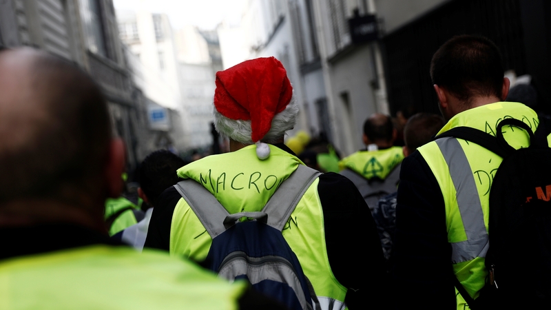 Numbers protesting on the streets are falling in the run-up to the Christmas holidays
