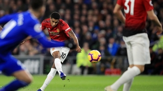 Marcus Rashford put Manchester United in front