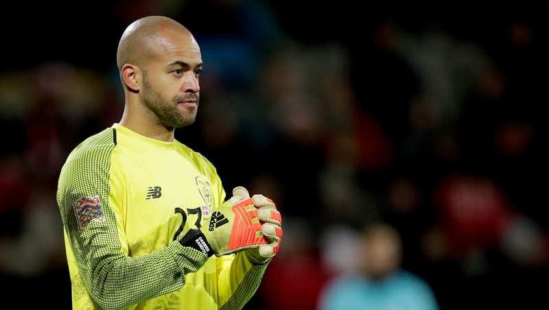 Darren Randolph has played 50 times for Ireland