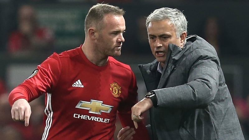 Rooney left United after one season under Mourinho