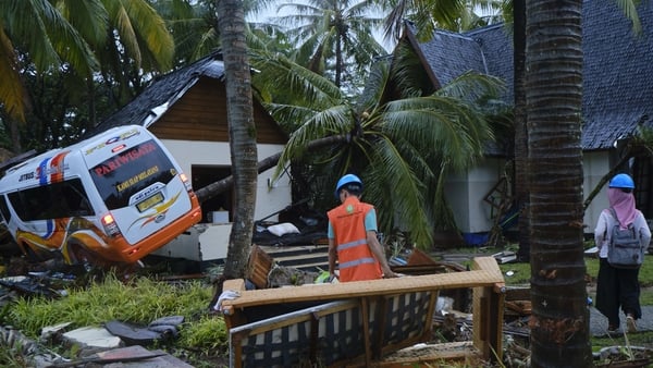 The tsunami was exacerbated by abnormally high tide because of the full moon