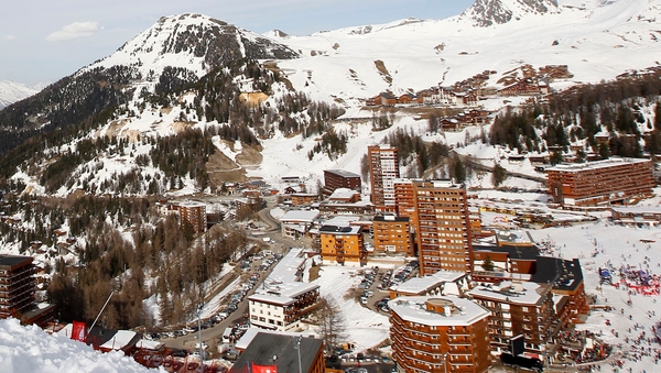 The incident happened at the La Plagne ski area in southeast France