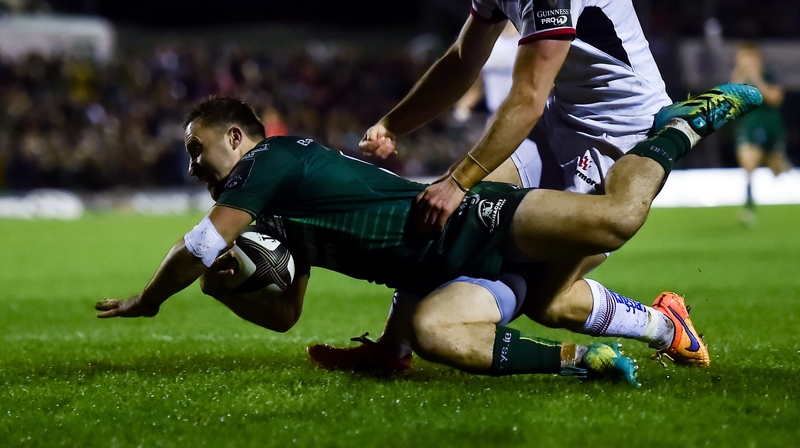 Connacht scored three tries at the Sportsground