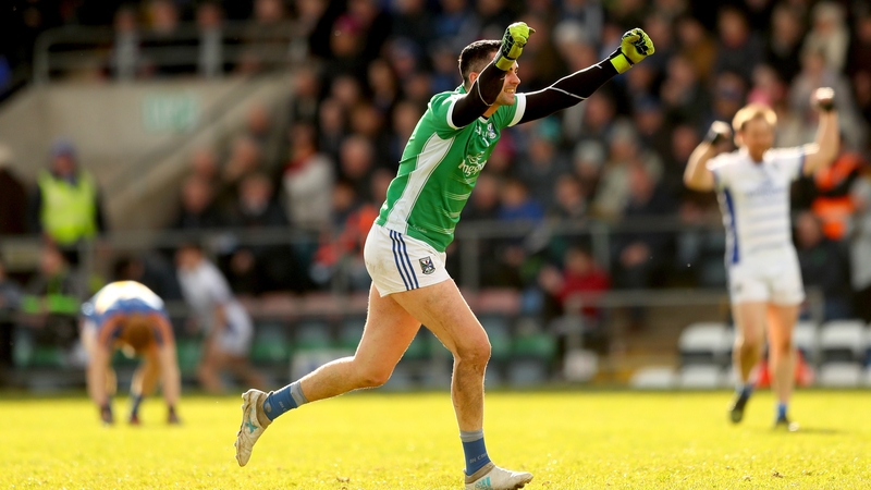 Cavan goalkeeper Raymond Galligan scored three points against Down, including oen from play