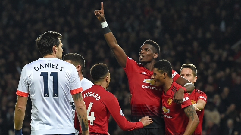 Paul Pogba was to the fore in the 4-1 victory at Old Trafford