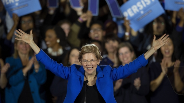 Elizabeth Warren in November after her reelection to the Senate