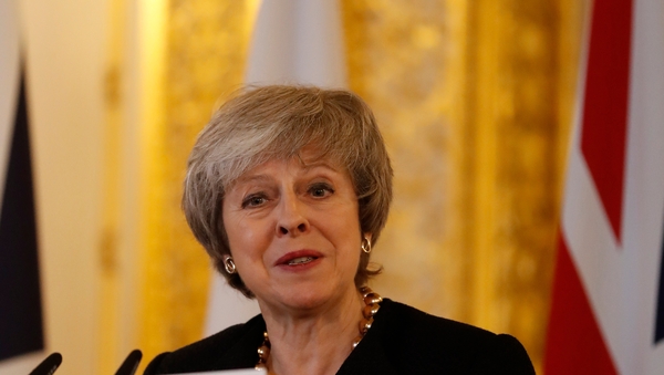 Theresa May said it is time for the UK to start a new chapter