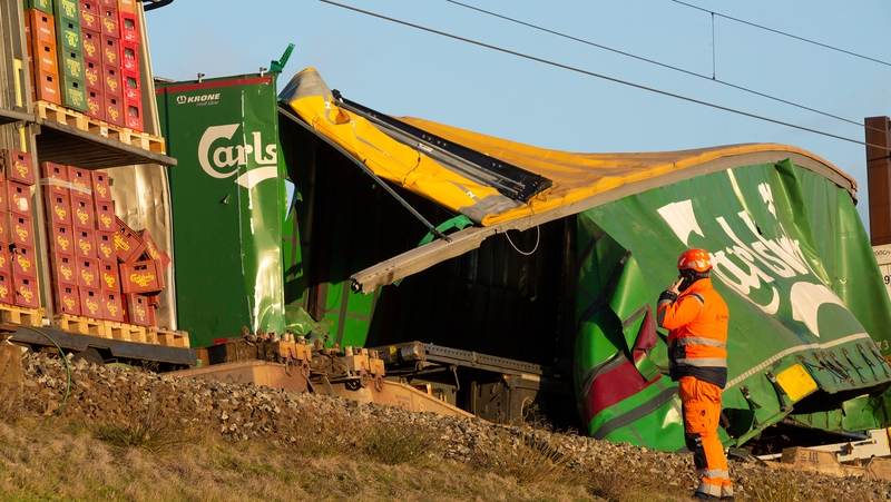 The passenger train was heading towards Copenhagen when the accident occurred