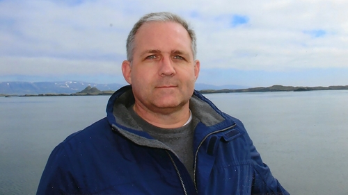 Paul Whelan, shown in this family photo, has been detained and charged by Russian prosecutors with espionage