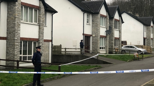 A technical examination is under way at the scene